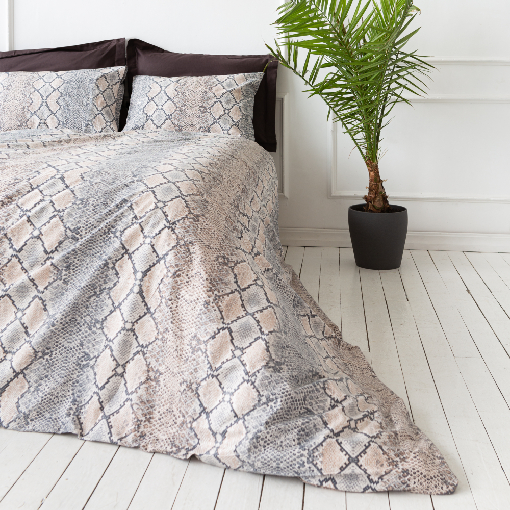 Bedding Set „Snakeskin“. Bedding sets with animal print, 200x220 cm