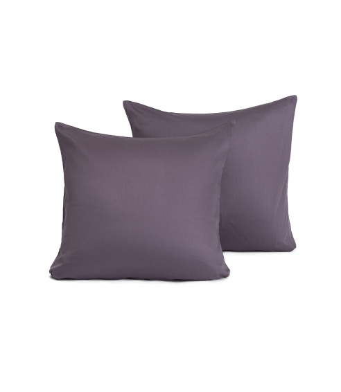 Decorative satin pillow covers “Mauve” – 2 pieces.. Pillowcases 40x40