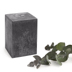 Handmade square candle “Onyx”, 1 piece.