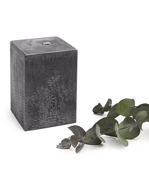 Handmade square candle “Onyx”, 1 piece.. Candles