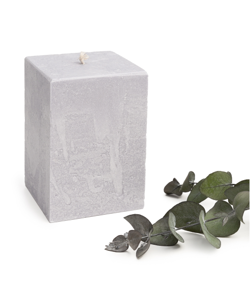 Handmade square candle “Lava”, 1 piece.. Candles