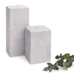 Handmade square candle “Lava”, 1 piece.