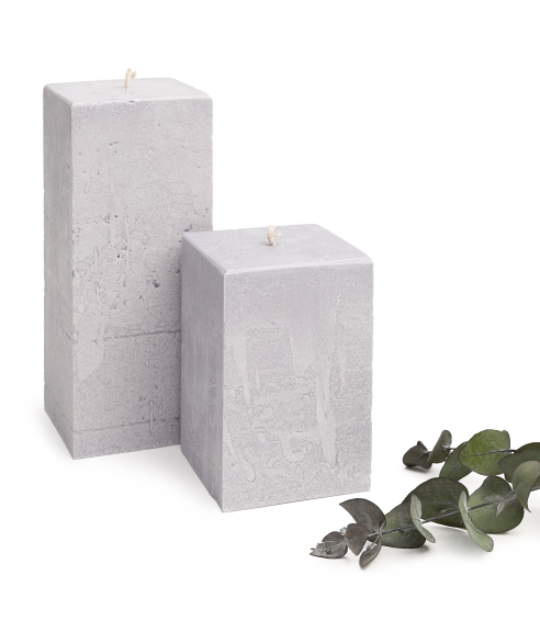 Handmade square candle “Lava”, 1 piece.. Candles