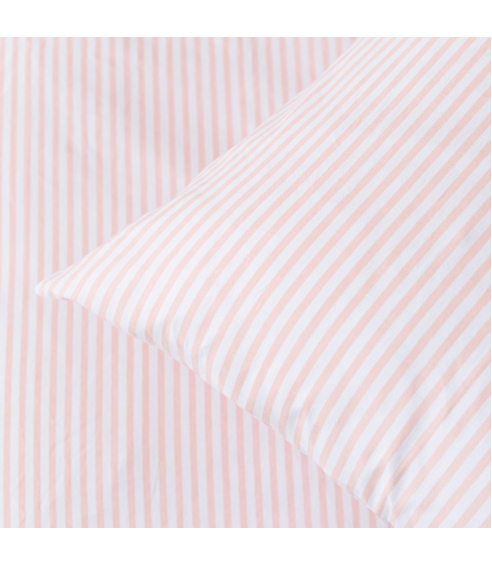 Bedding Set „Rose stripes“. Cotton bedding sets