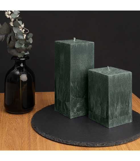 Handmade candle “Emerald”, 1 piece.. Candles