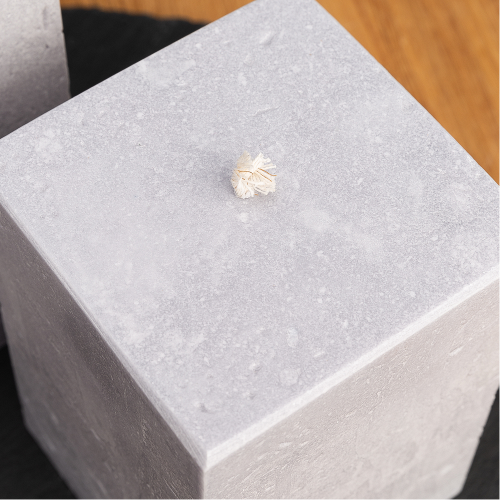 Handmade square candle “Lava”, 1 piece.