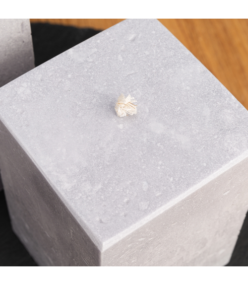 Handmade square candle “Lava”, 1 piece.. Candles