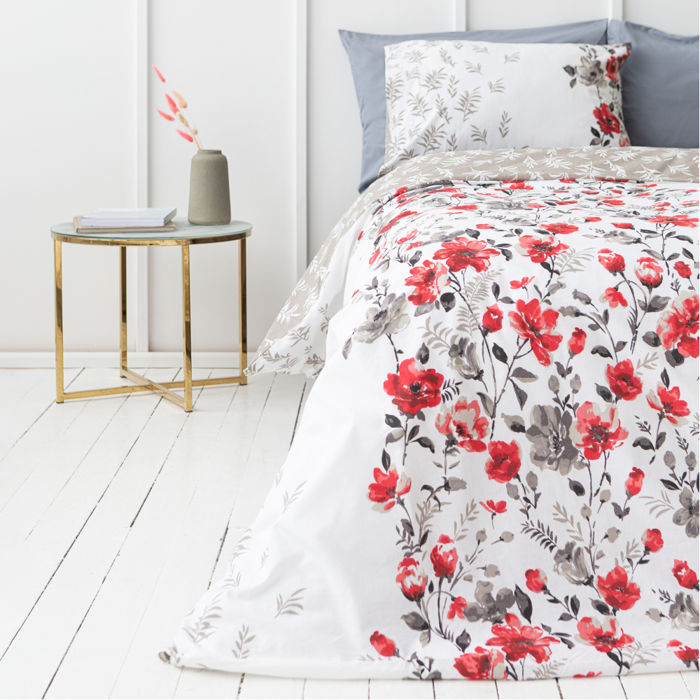 Bedding Set „Maki“. Cotton bedding sets, 140x200 cm
