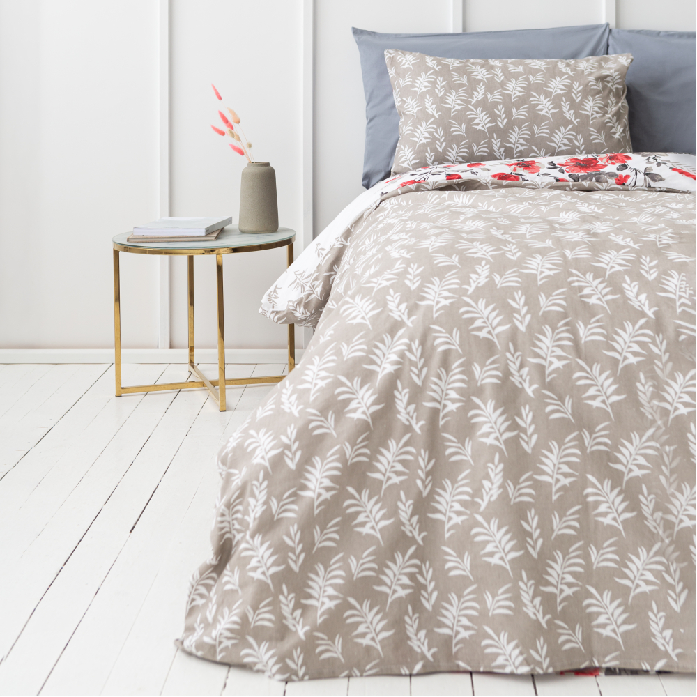 Bedding Set „Maki“. Cotton bedding sets, 140x200 cm