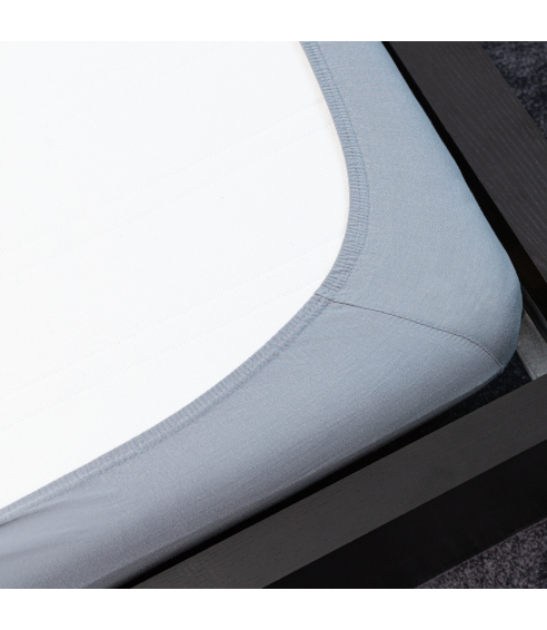 Jersey fitted sheet “Grey”. Fitted sheets 90x200