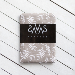 Bedding Set „Branch“. Cotton bedding sets, 140x200 cm. Soft bedding set with botanical motif