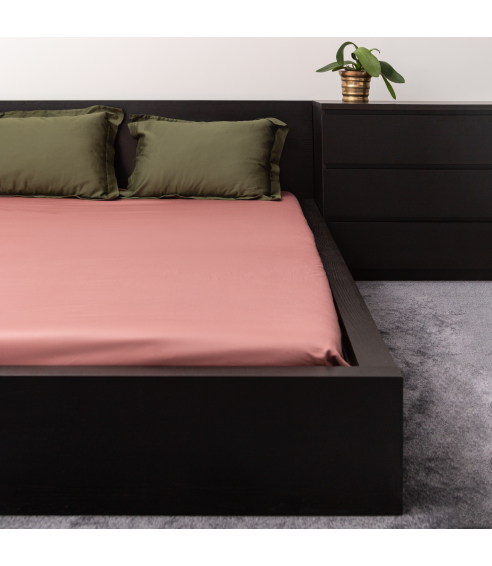 Satin Fitted Sheet „Ash rose“. Fittedsheets