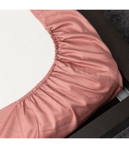Satin Fitted Sheet „Ash rose“. Fittedsheets