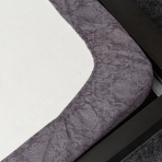 Satin Fitted Sheet „Cacao light“, 160x200 cm