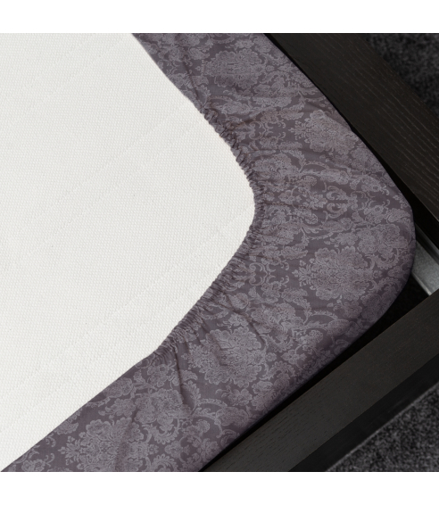 Satin Fitted Sheet „Cacao light“. Fittedsheets