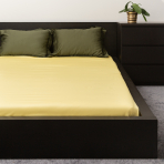 Satin Fitted Sheet „Citron“, 140x200 cm, 160x200 cm, 180x200 cm
