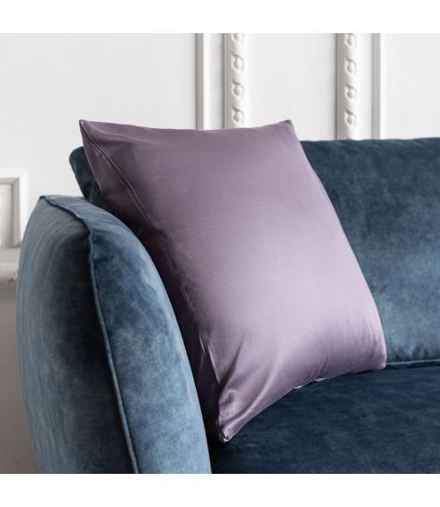 Decorative satin pillow covers “Mauve” – 2 pieces.. Pillowcases 40x40