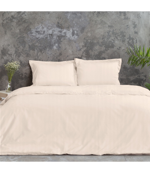 Premium Sateen Bedding Set „Cornsilk“. Satin bedding sets