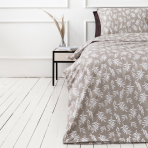 Bedding Set „Branch“. Cotton bedding sets, 140x200 cm. Classic floral design for a calm interior