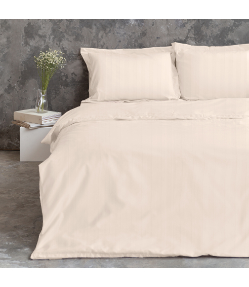 Premium Sateen Bedding Set „Cornsilk“. Satin bedding sets