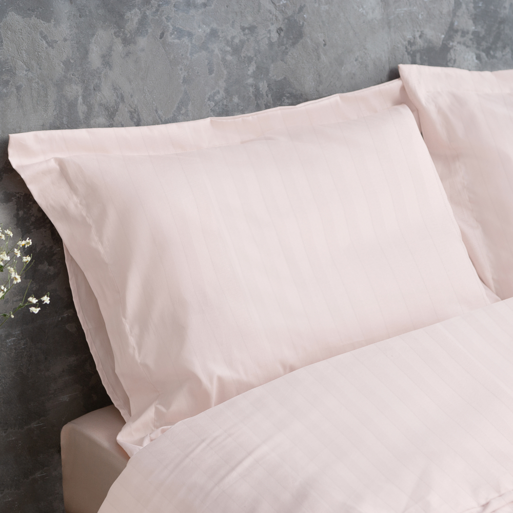 Premium Sateen Bedding Set „Blush“. Satin bedding sets, 140x200 cm