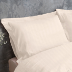 Premium Sateen Bedding Set „Cornsilk“. Satin bedding sets, 140x200 cm, 150x200 cm, 160x200 cm, 180x200 cm, 200x200 cm, 200x220 cm, 220x240 cm