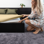 Cotton Fitted Sheet „Ivory“. Fitted sheets 160x200, 140x200 cm, 160x200 cm, 180x200 cm. Light fitted sheet – a stylish and practical choice