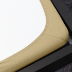 Cotton Fitted Sheet „Ivory“. Fitted sheets 160x200, 140x200 cm, 160x200 cm, 180x200 cm. Elastic fitted sheet in light cream color