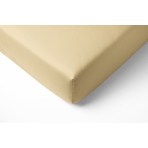 Cotton Fitted Sheet „Ivory“. Fitted sheets 160x200, 140x200 cm, 160x200 cm, 180x200 cm. Light ivory fitted sheet with elastic