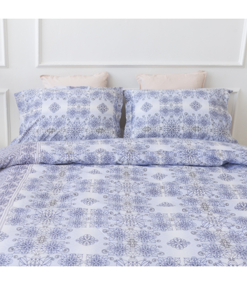 Premium Sateen Bedding Set „Mosaica“. Satin bedding sets