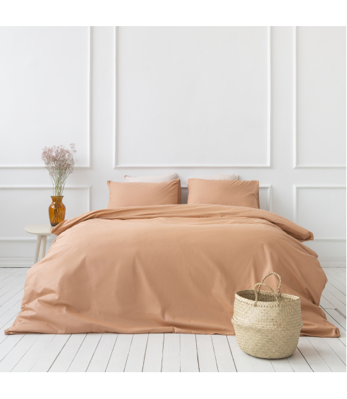 Beddgin Set „Classic orange“. Cotton bedding sets