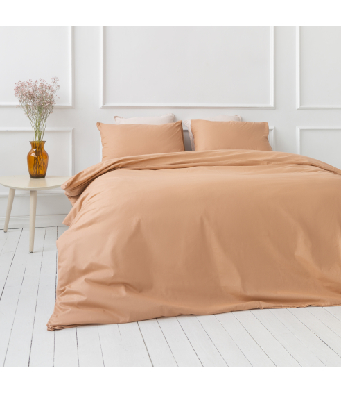 Beddgin Set „Classic orange“. Cotton bedding sets