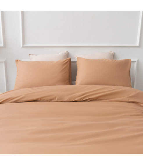 Beddgin Set „Classic orange“. Cotton bedding sets