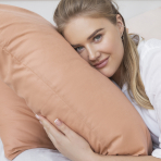 Beddgin Set „Classic orange“. Orange bedding sets, 140x200 cm