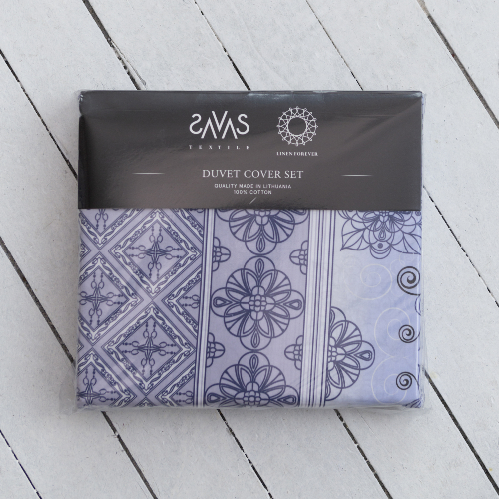 Premium Sateen Bedding Set „Mosaica“. Patterned bedding sets, 160x200 cm