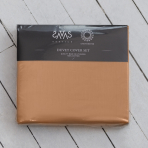 Beddgin Set „Classic orange“. Orange bedding sets, 140x200 cm