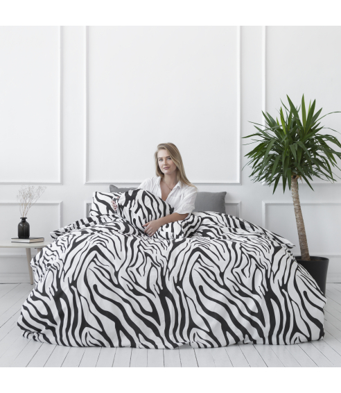 Bedding Set „Zebra“. Cotton bedding sets