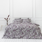 Premium Sateen Bedding Set „Burgundy“. Patterned bedding sets, 160x200 cm