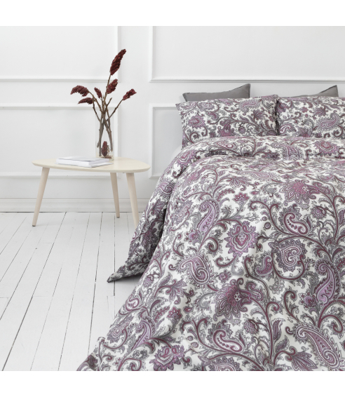 Premium Sateen Bedding Set „Burgundy“. Satin bedding sets
