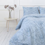 Bedding Set „Toile de Jouy blue“. Blue bedding sets, 140x200 cm, 200x200 cm