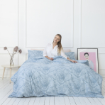 Bedding Set „Toile de Jouy blue“. Blue bedding sets, 140x200 cm, 200x200 cm