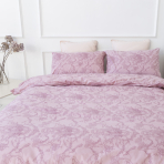 Bedding Set „Toile de Jouy red“. Bedding sets with plants, 200x200 cm