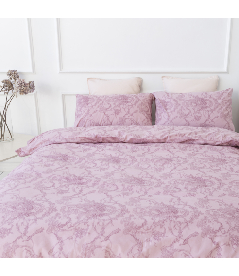 Bedding Set „Toile de Jouy red“. Cotton bedding sets
