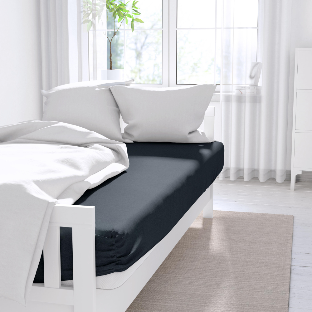 Fitted Sheet „Malhela“, 80x200 cm, 90x200 cm, 120x200 cm, 140x200 cm, 160x200 cm, 180x200 cm