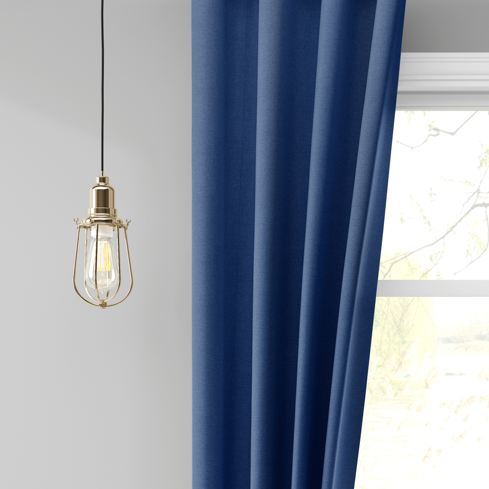 Naktinės užuolaidos „Navy blue“, 106x160 cm, 116x228 cm, 140x250 cm