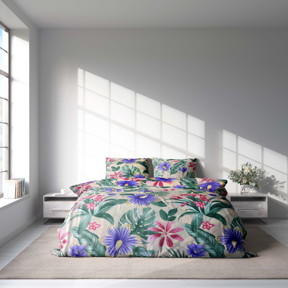 Bedding Set „Revival“. Bedding sets with plants, 200x220 cm