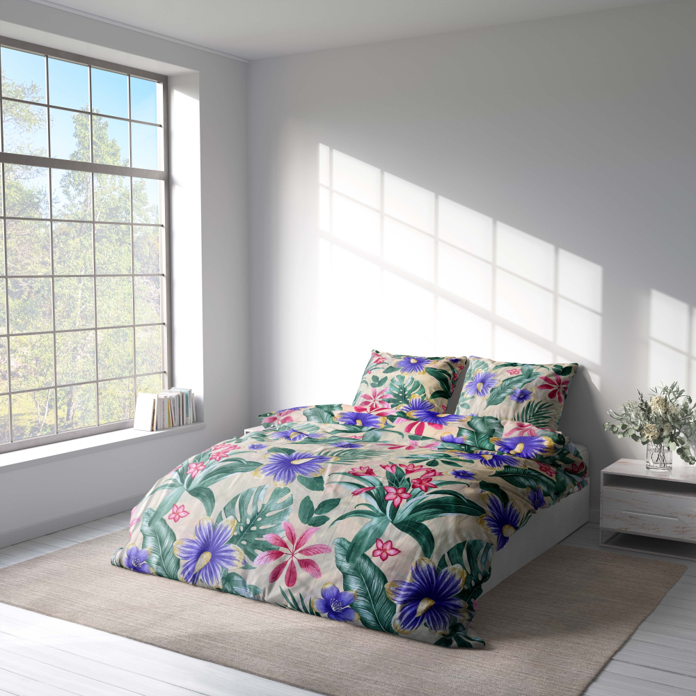 Bedding Set „Revival“. Bedding sets with plants, 200x220 cm