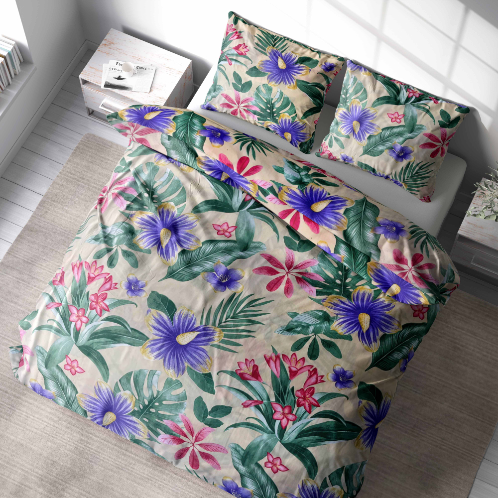 Bedding Set „Revival“. Bedding sets with plants, 200x220 cm