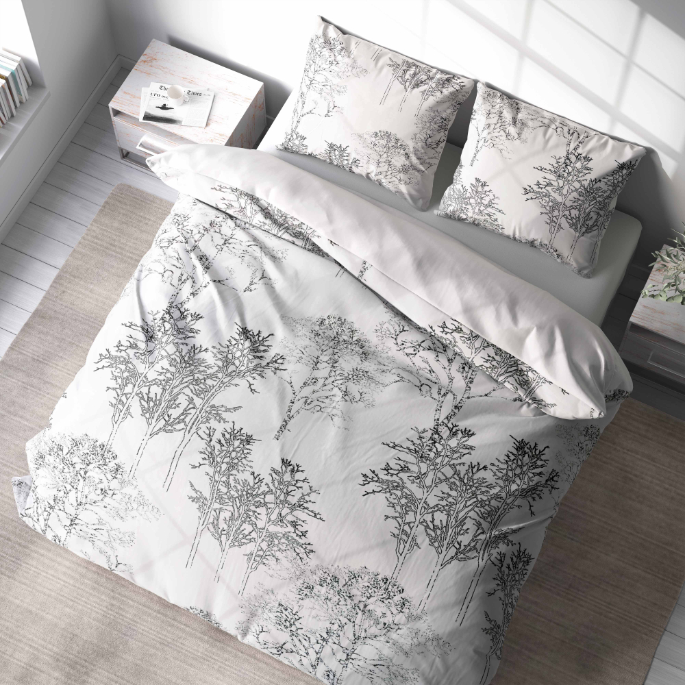 Bedding Set „Timber“. Bedding sets 200x200, 140x200 cm, 150x200 cm, 160x200 cm, 180x200 cm, 200x200 cm, 200x220 cm