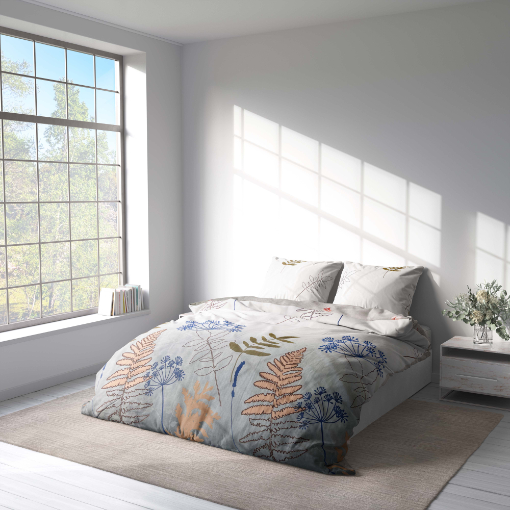 Bedding Set „Thicket“. Bedding sets with plants, 200x220 cm
